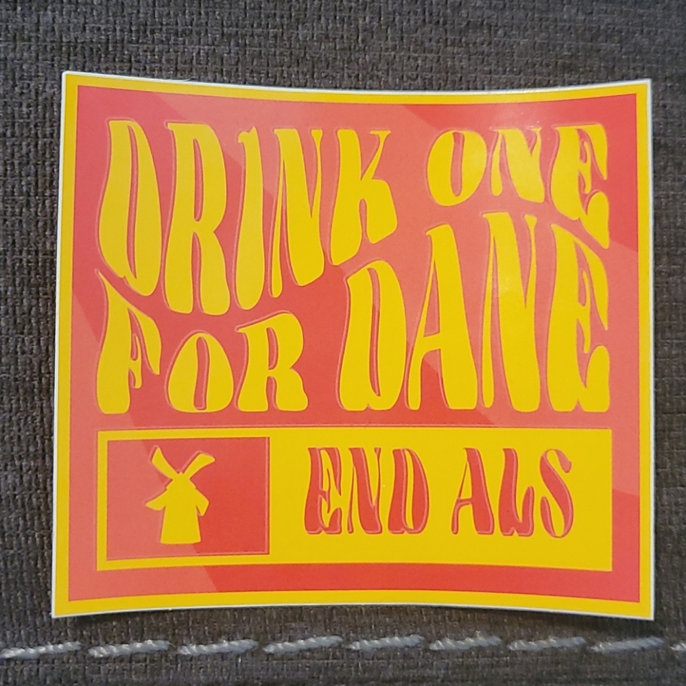 Dutch Bros END ALS sticker